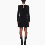 Платье с длинными рукавами женское черное Miu Miu - фото 3