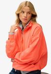 Толстовка Superdry & Co STUDIOS HALF ZIP, Fluro Coral/Coral - фото 4