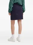 Юбка мини на пуговицах Gant, синий - фото 2