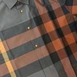 Рубашка мужская Brick Gray Burberry, серый - фото 4