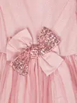 Платье с бантом Patachou, розовый - фото 3