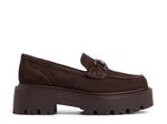 Лоферы Aldo Oneameth Platform Loafer, Dark Brown Suede - фото 3