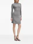 Платье миди в рубчик Never Fully Dressed, серый - фото