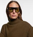 Fausto квадратные солнцезащитные очки Tom Ford - фото 3