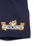 Шорты с принтом Teddy Bear Moschino Kids, синий - фото 3