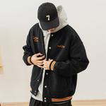 Бейсбольная куртка унисекс 714STREET, Хизер Грей - фото 5