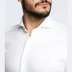 Рубашка узкого кроя Van Laack, белый - фото 4