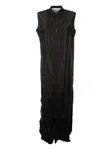 Платье-рубашка без рукавов OMBRA MILANO, черный - фото