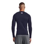 Спортивный топ Under Armour HeatGear Armour Comp Long Sleeve, нави синий - фото 2
