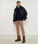 Свитер мужской Guess Jeans вязаный с узором, синий - фото 2