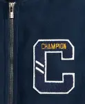 Мужская варисити-бомбер из смешанных материалов Champion, синий - фото 7