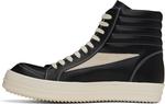Черные кроссовки Hollywood High Vintage Sneaks Rick Owens - фото 3