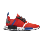Кроссовки adidas NMD_R1 J 'Active Red Black', красный - фото