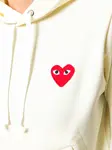 Худи с нашивкой Comme Des Garçons Play, белый - фото 5