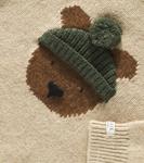 Шерстяной свитер Baby Denn Bear Donsje, Biscotti Melange - фото 3
