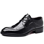 Мужские черные туфли KACHILANG - фото 2