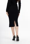 Юбка до колена faina Strick, черный - фото 4
