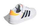 Кроссовки Adidas Breaknet EL Little Kid 'White Dark Blue' - фото 4