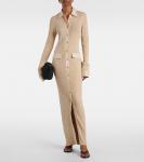 Платье-рубашка из ребристой ткани Toteme, Peanut - фото 2