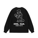 Футболка унисекс The Simpsons, черная (с длинным рукавом) - фото 8