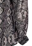 Блуза Zizzi LANGÄRMELIGE MIT SCHLANGENPRINT, Grey Snake Aop/Grey - фото 4