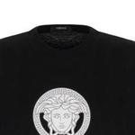 Футболка мужская черная Versace, черный - фото 5
