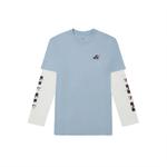 Футболка с длинным рукавом унисекс Vans, синий - фото