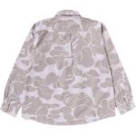 Рубашка Bape Stripe Camo Relaxed Fit A BATHING APE, синий - фото 4