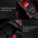 Шлем мотоциклетный YEATLM US03 Bluetooth, серебряный - фото 6