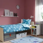 Детская тумбочка, белая SMUSSLA IKEA - фото 3