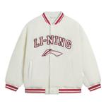 Куртка бейсбольная куртка из флиса с логотипом Li-Ning, бежевый - фото