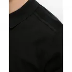 Поло с длинным рукавом Selected Berg, черный - фото 4