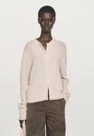 Кардиган Massimo Dutti KNITTED CREW NECK, Beige - фото