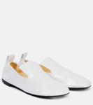 Кожаные мокасины с перчатками Proenza Schouler, белый - фото