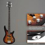 Басс гитара Glarry GIB Sunset 4 String Bass Guitar Full Size SS pickups w/20W Amplifier - фото 4