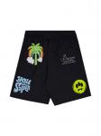 Barrow kids шорты с графичным принтом, черный - фото 2