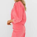 Пиджак на пуговицах из розового вельвета Never a Wallflower - фото 2