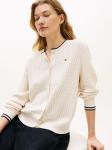 Вязаный кардиган TOMMY HILFIGER, кремовый - фото 5