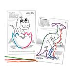 Восковые струны Wikki Stix - PARTY DINO Набор 12 x 12 шт. - фото 3