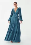 Длинное платье allie Willa, Petrol Blue - фото 2