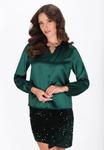 Блуза faina Blouse, Dark Green - фото