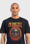 Рубашка Oldskull Wrldvibe Campfire Buddies Skull Logo Graphic, черный - фото 7