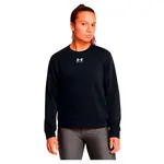 Футболка Under Armour Rival Terry Crew long sleeve, черный - фото