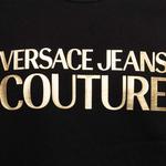 Свитшот с принтом логотипа VERSACE JEANS COUTURE, черный - фото 11