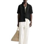 Рубашка мужская черная Zara, черный - фото 3