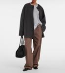 Кожаные балетки The Row, черный - фото 3