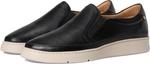 Кроссовки Samuel Hubbard Women's Featherlight Laguna Slip-On, Micro-Perforation Black Leather - фото