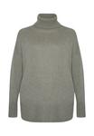 Джемпер Style Republic KASCH-MIR OVERSIZED TURTLE NECK, Olive Melange/Mottled Olive - фото 3