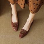 Повседневные туфли на каблуке 2 см Women's Echo&yolo, экрю - фото 9