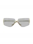 Солнцезащитные очки Margaret Jimmy Choo Eyewear, золотистый - фото 5
